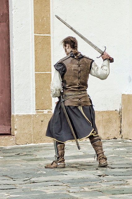 Sverd, Kriger, Middelalderen, Soldat