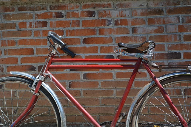 Porte bagage arrière acier chromé vélo vintage France old
