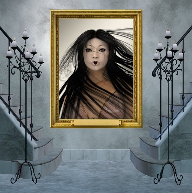 Free woman ghost spirit illustration