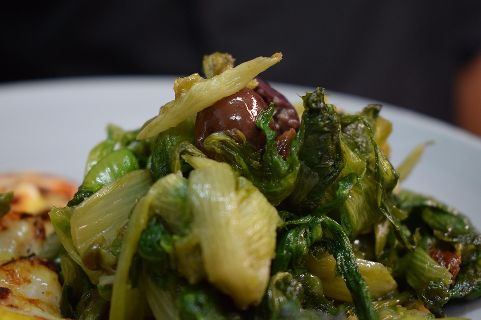 Meal, Escarole, Olives, Naples, Vegetables, Lunch