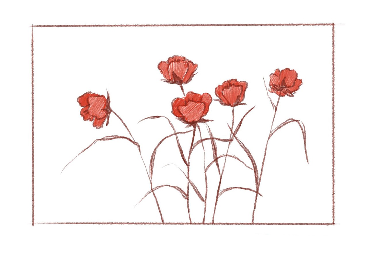 Hand Painted Flower Flowers - Free photo on Pixabay