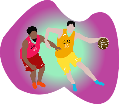 Basketball, Spillere, Kunst, Ball