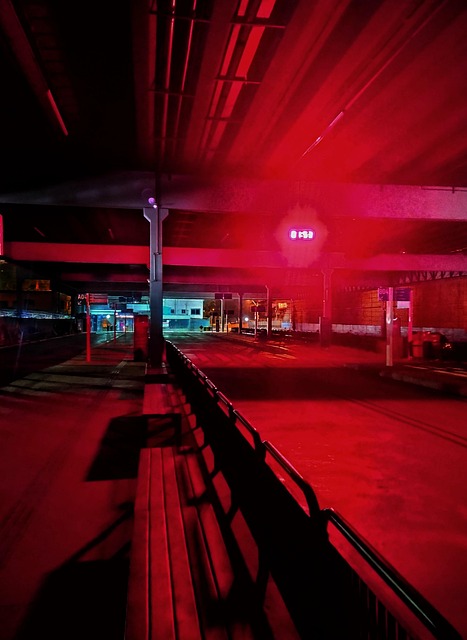 Nacht, Schatten, Gradient, Rot