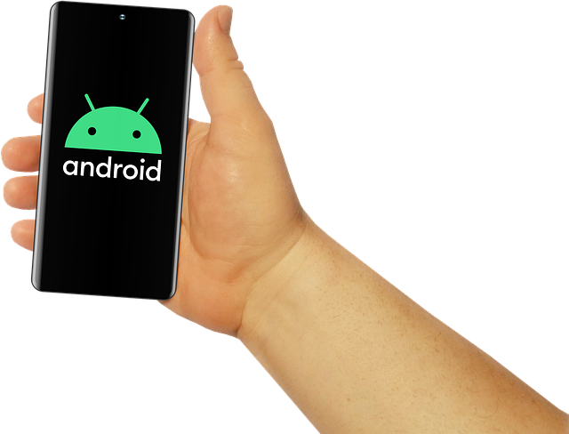 Free smartphone touch screen android illustration