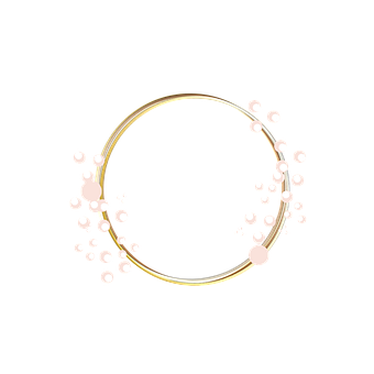 Free Gold Frame Pearl illustration and picture
