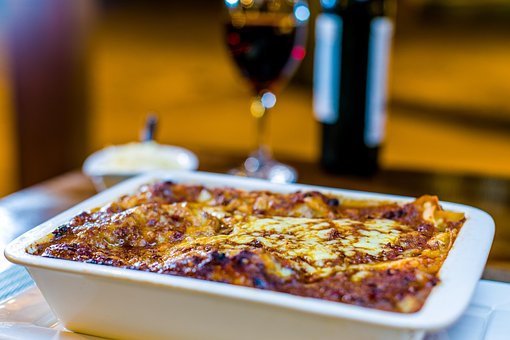 Maaltijd, Schotel, Plaat, Pasta, Lasagne