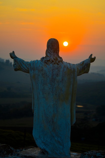 Free Christ Sunset photo and picture