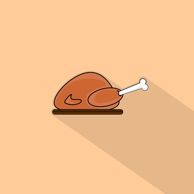 Free chicken roast icon illustration