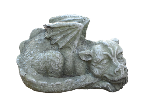 Drage, Ligger, Sover, Gargoyle