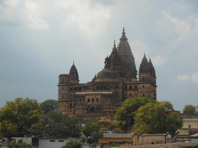 Orchha, India, Oud, Tempel, Reizen
