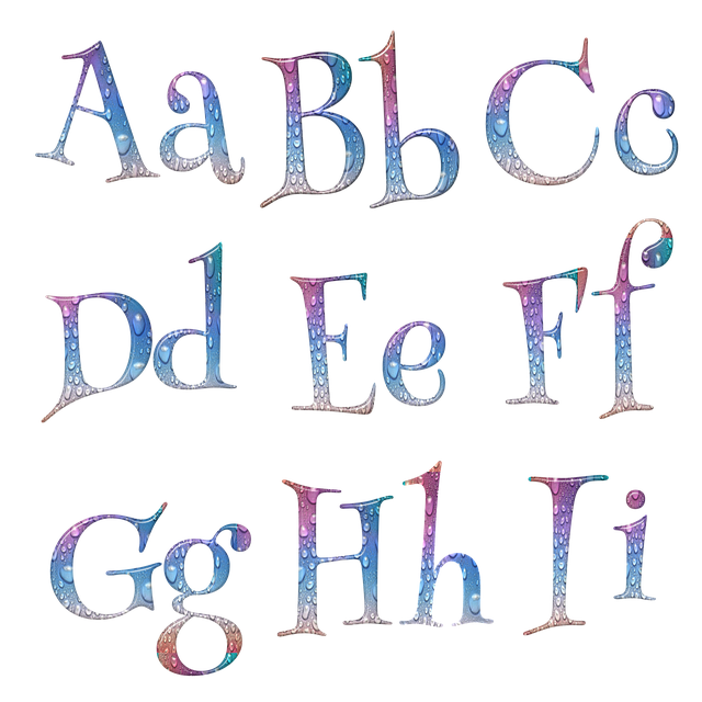 Alphabet, Briefe, Schriftart, Tröpfchen