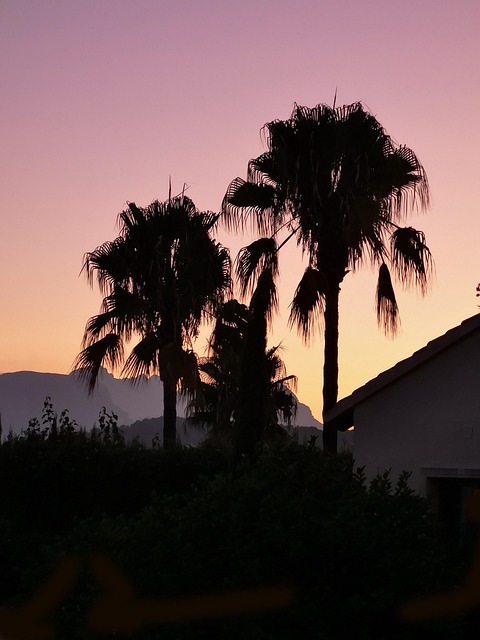 Spanien, Sonnenuntergang, Nacht