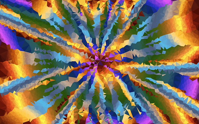 Abstract, Geometric, Low Poly, Fundal