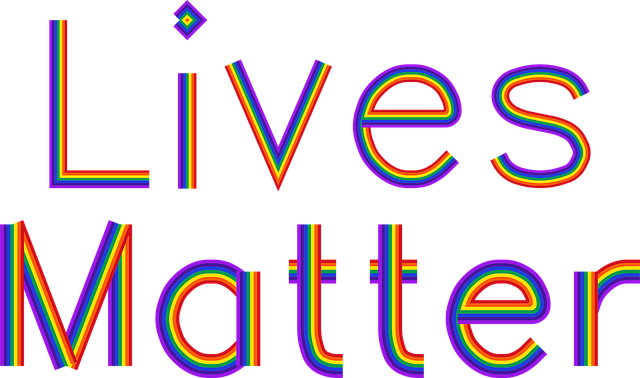 Free typography font lives matter vector