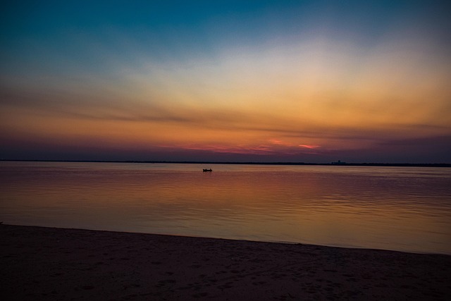Free River Dusk photo and picture