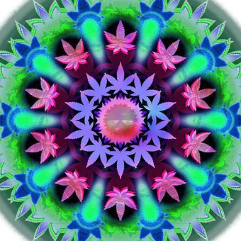 Free Mandala Neon photo and picture