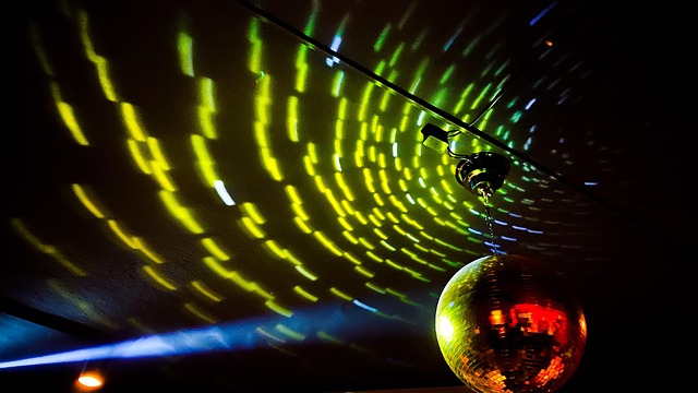 Bola De Discoteca, Luz, Tingir, Festa