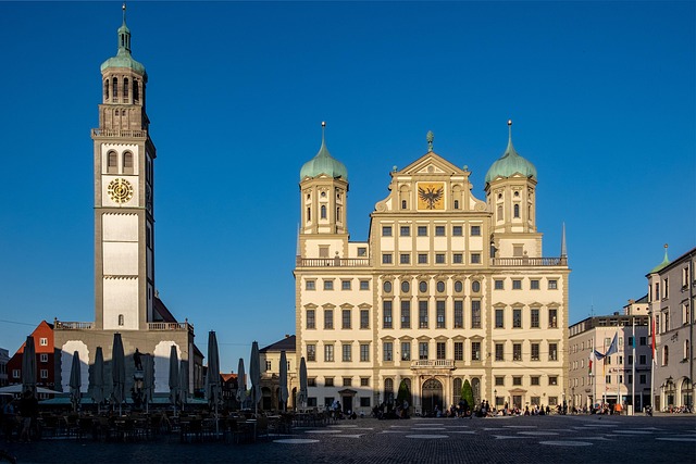 Augsburg, Rathaus, Tårn, Tyskland