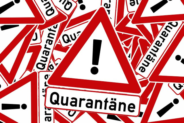 Free quarantine road sign traffic sign illustration