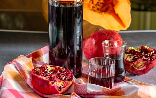 Free Drink Pomegranate photo and picture