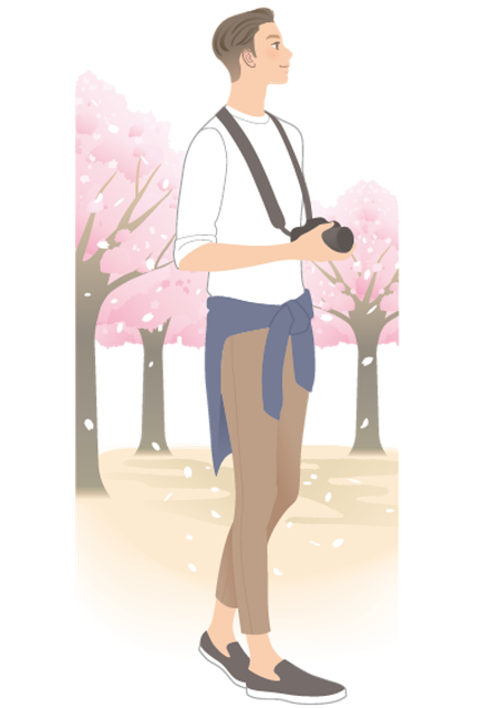 Free man nature avatar illustration