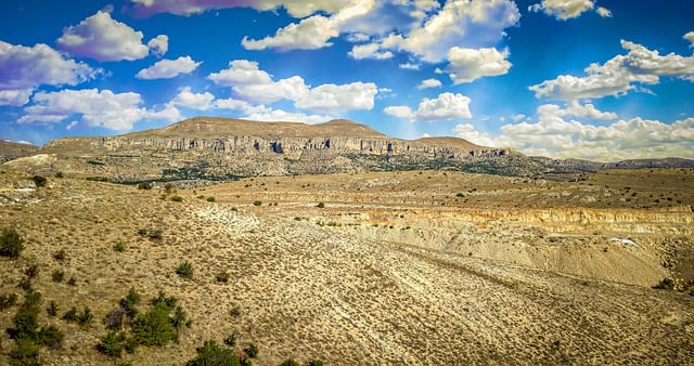 Free desert badlands barren illustration