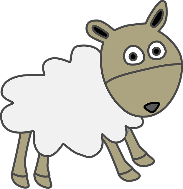 Free sheep nature wool illustration