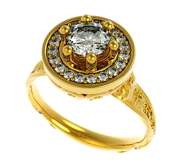 Free Wedding Engagement Ring illustration and picture