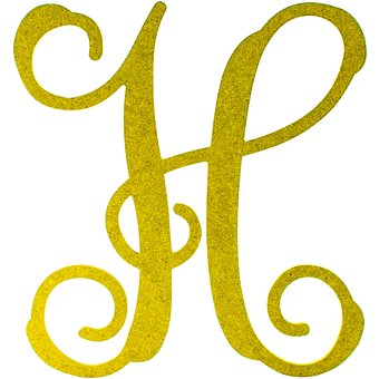 Buchstabe, H, Monogramm, Alphabet, Abc