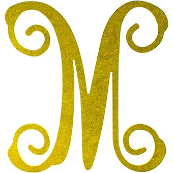 M, Buchstabe, Schriftart, Abc, Dekorativ
