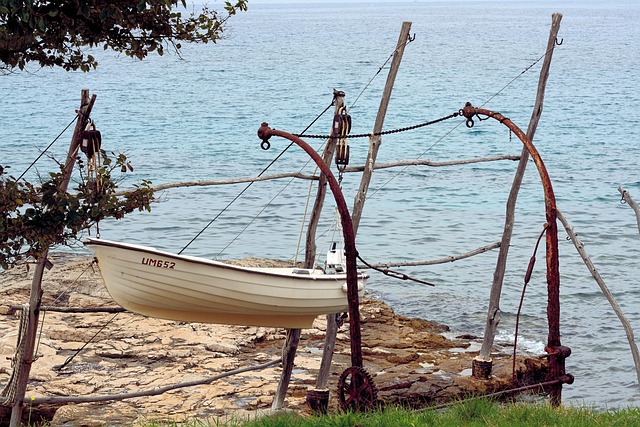 Boot, Scheepswerf, Zee