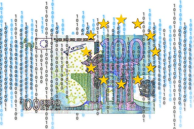 Free euros bill digital illustration