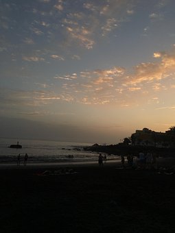 Nuvens, Praia, Mar, Querida, Verão