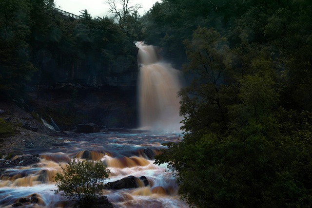 Free Waterfall Rainy Day photo and picture