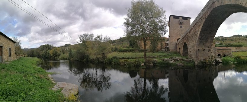 Ucanha, Torre, Puente, Medieval, Río