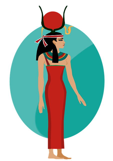 Free egyptian goddess deity illustration
