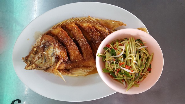 Fisk, Thai-Mad, Gade Mad, Thailand