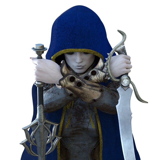 Download free HD stock image of Woman Warrior Free woman warrior fantasy illustration
