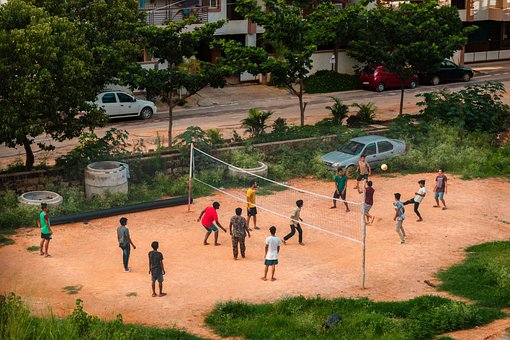 Vôlei, Esportes, Pular, Ativo, Exercício