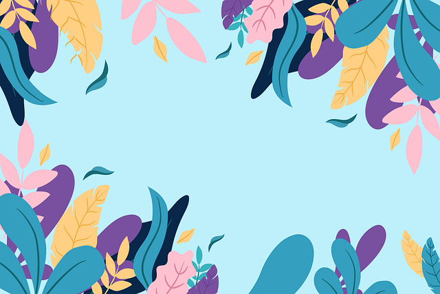Download free HD stock image of Leaves Border Free leaves border background illustration