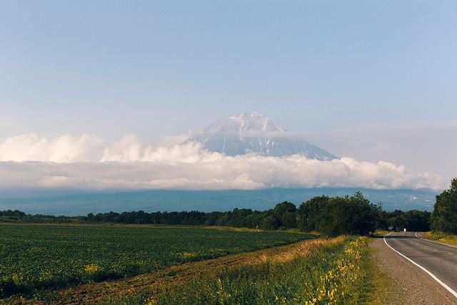 Kamčatka, Sopky, Krajina, Příroda, Sopka