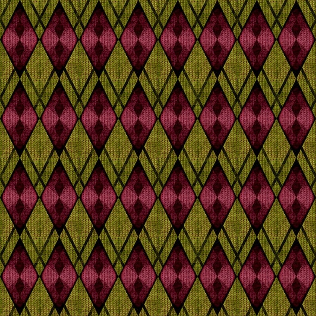 Free seamless checkered diamonds illustration