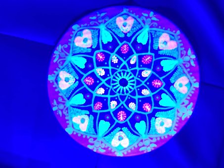 Free Neon Mandala photo and picture