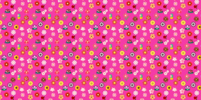 Blomster, Mønster, Natur, Design, Flora
