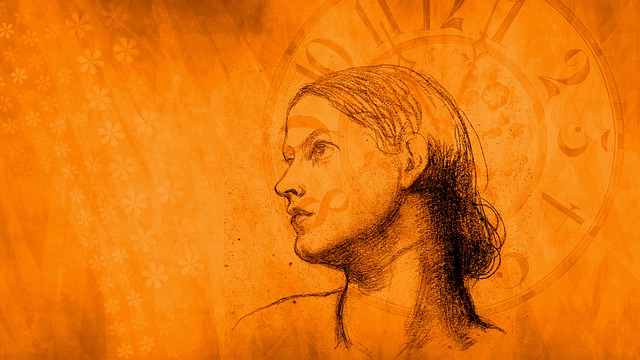 Mujer, Tiempo, Retrato, Mujeres, Dama