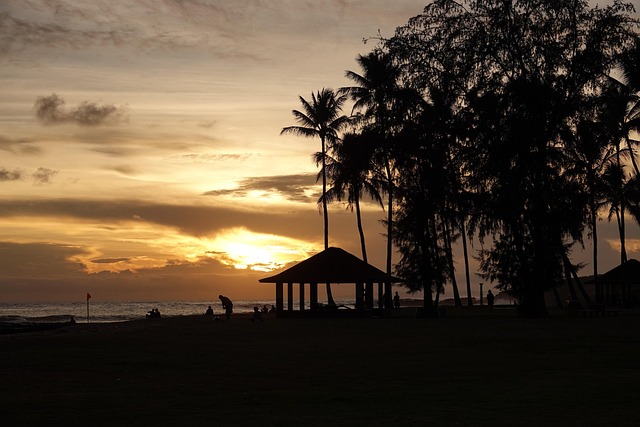 Free Hawaii Sunset photo and picture
