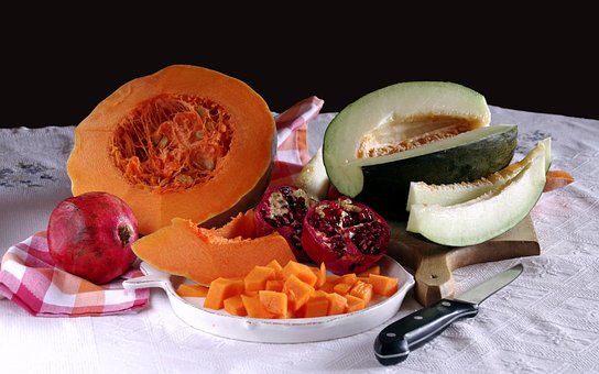 Free Pumpkin Green Melon photo and picture