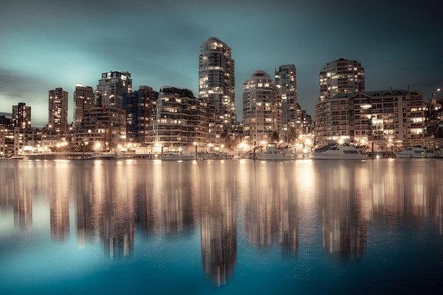 Free Vancouver Night photo and picture