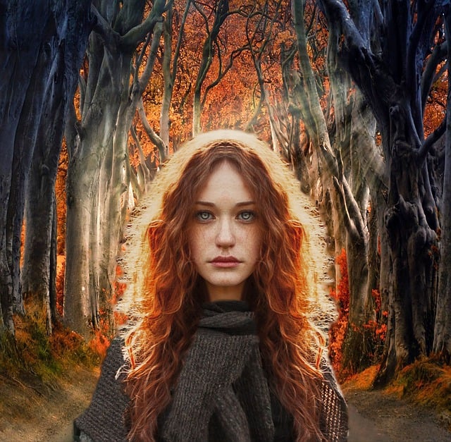 Vrouw, Avatar, Dame, Meisje, Roodharige