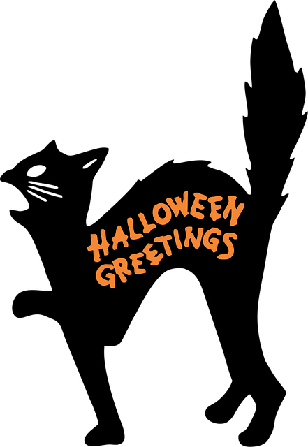 Free Cat Halloween vector and picture